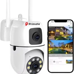 Primate 4+4MP Wireless CCTV Camera|360° Rotation|Dual Light Night Vision|Home Security Security Camera-image-1