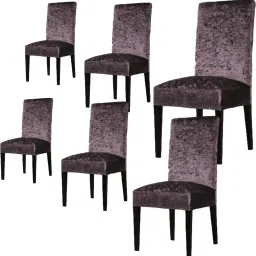 Velvet Plain 1 Seater Chair Cover-image-21