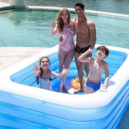 H Ground Portable Swimming Pool for Adults with Electric Pump (10-Feet) Inflatable Swimming Pool-44