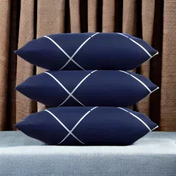 LUXURY Polyester Fibre Solid Sleeping Pillow Pack of 3-13