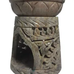 Avinash Handicrafts Grey Stone Cone Shaped Aroma Oil Diffusers-image-79