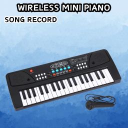 (Piano Keyboard) Toy with 37 Key, Recording and Mic, Adapter for DC Power W344 (Piano Keyboard) Toy with 37 Key, Recording and Mic, Adapter for DC Power W344 Analog Portable Keyboard-image-97