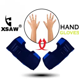 xsaw Protective Set for Cycling Skateboard Skating Scooter Age 7 to 15 Year Blue(M) Skating Guard Combo image 2