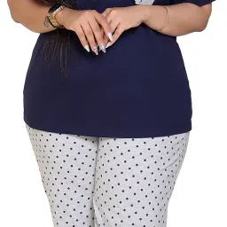 Women Top & Pyjama Set Multicolor Printed-image-26