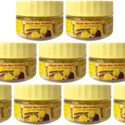 Real Kesari Milk Masala with Badam Pieces 90g (Pack of 9*10g)-image-35