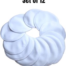 Reusable Washable Nursing Maternity Breast Pads | Absorbent Comfort Fit - 12 Pc Nursing Breast Pad-image-20