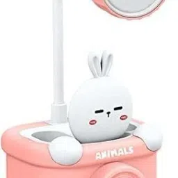 Colorful LED Lamp with Pen Stand, Single Pencil Sharpener For School Kids, School Stationary For Girls & Boys Sharpeners-11