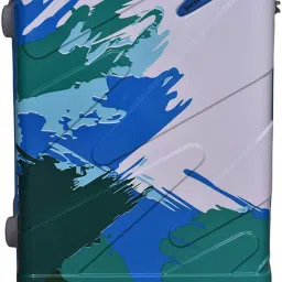 Small Cabin Suitcase (55 cm) 4 Wheels - Sheraaj New Luggage Strolley - Blue-image-32
