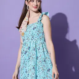 emeros Floral Crepe Dress-image-45