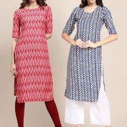 7threads KALINI Women Pack of 2 Crepe Kurta-picture-39
