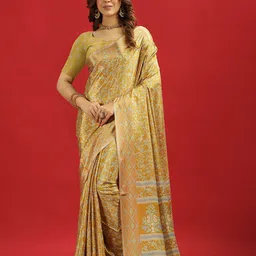 NIRMAL CREATION Women Ethnic Motifs Pure Crepe Saree-picture-22