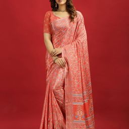 NIRMAL CREATION Floral Pure Crepe Saree-picture-30