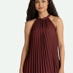 AASK Women Brown Crepe Top-picture-28