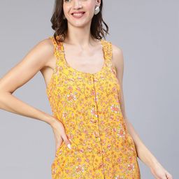 Oxolloxo Floral Print Crepe Top-image-38
