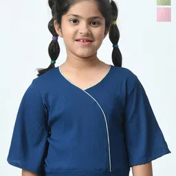 BAESD Flared Sleeve Crepe Top-image-13
