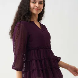 AASK Self Design Layered A-Line Top image 4