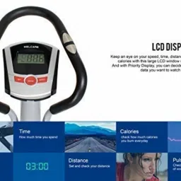welcare WC6010 Elliptical Cross Trainer with Hand Pulse Sensor & LCD Monitor Cross Trainer image 2