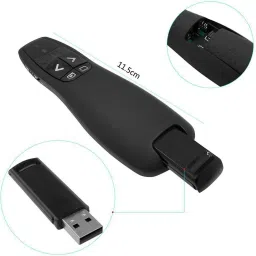 Jihaan Laser Pointer Laser presenter with laser pointer(Black) Presenter-33