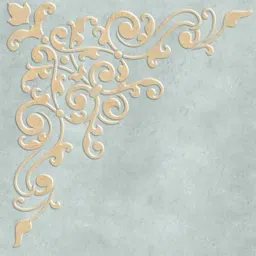 Crest Design Corner Ceiling Stencil KDRDSS1272 Size 16x16 Inch Stencil-picture-14