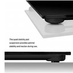 FINARO Digital Weight Machine Thick Tempered Glass LCD Display Weighing Scale Weighing Scale image 4