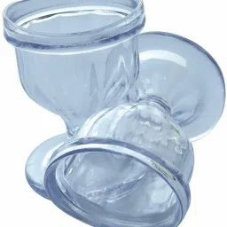 Pack of 2 Plastic Yogsadhak eyes wash cup-image-1