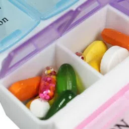smile4u 7 Days a Week Printed with The Day of The Week and The Time Of The Day Pill Box image 3