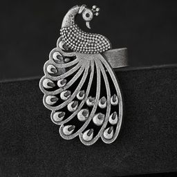 ATIBELLE Silver Plated German Silver Finger Ring-image-87