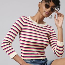 SHOWOFF Striped Top-image-96