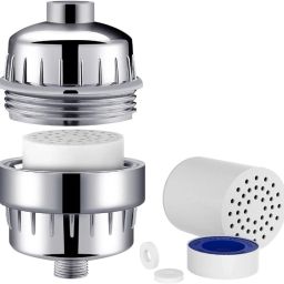 Tap Filter for Hard Water-Water Softener Shower Head Removes Chlorine & Fluoride Tap Mount Water Filter-image-40