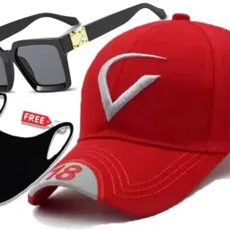 Solid, Self Design, Embroidered Sports/Regular Cap-image-16