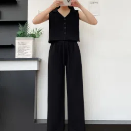 Top Palazzos Co-ords Set-image-72