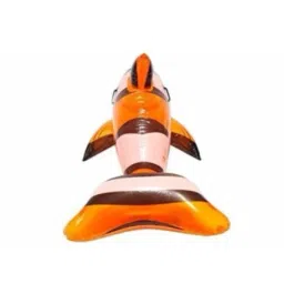 intelligent Kids (IND*37) Inflatable Fish Ride On Swimming Pool Toy for Kid, Multicolor Inflatable Pool Accessory image 5
