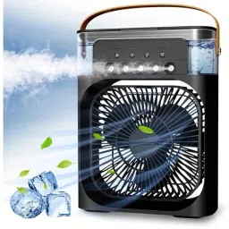 Frost Pix Black Air Cooler with Humidifier 3 Mode USB Portable Mini Room AC Cooling Fan All in one Cooler-image-90
