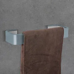 Towel Holder for Bathroom/ 9 inch Towel Rod/Towel Bar/Towel Hanger-(Pack of 1) Grey, Milky White Towel Holder-image-30