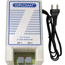 Diplomat 2 Line Intercom System - Lift and Talk 2 Line Intercom Extension System for Office, House, Home, Shops Corded Landline Phone-5