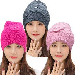 Solid, Self Design, Woven Skull Cap-16