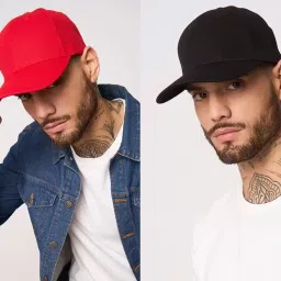 Solid, Self Design Sports/Regular Cap-image-44