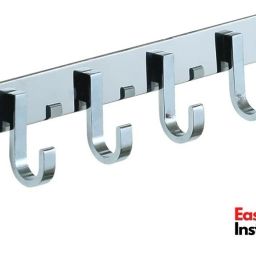 Chrome Finish)(30 Cm - J Wall Hanger) Aluminium Shirt Hanger ForShirt-22
