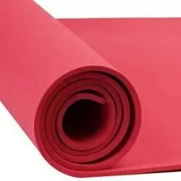 Red yoga mat (4mm) Pink 4 mm Yoga Mat-image-46