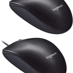 Logitech M90 / 1000 DPI Optical Tracking, Ambidextrous( Set of 2) Wired Ambidextrous Optical Mouse image 2