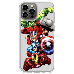 Macmerise Avengers Fury Matte Rubber Back Cover for Apple iPhone 14 Pro Max (Supports Wireless Charging, Multi Color)-24