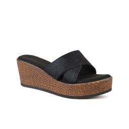 Inc 5 Textured Wedge Heels with Open Back image 5