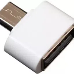 Rv7 White Cafe Micro USB OTG Adapter Phone Converter-8