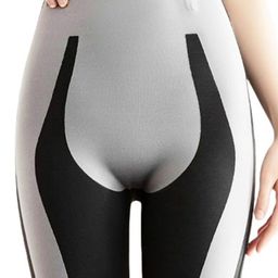 Alexvyan Colourblocked Mid Thigh Body Shaper-image-3