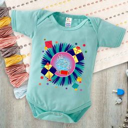 Babywish Infants Graphic Printed Cotton Makar Sankranti Special Bodysuit-image-34
