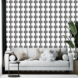 Wallpics Black & White Printed Self-Adhesive Wallpaper-image-96