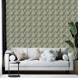 Wallpics Green & Brown Printed Self-Adhesive Wallpaper-16