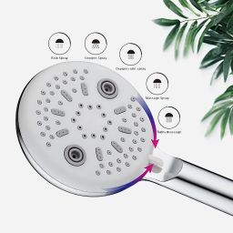 Premium Quality ABS Multi Function 5 mode Hand Shower Set Handheld-picture-2