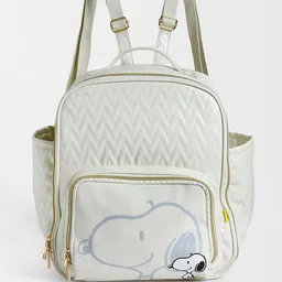 MiArcus Kids Peanuts Textured Lightweight Vegan Leather Diaper Bag-image-52
