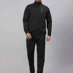 VECTOR X Men Mid Rise Mock Collar Tracksuits-22